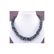 Бусики-Колечки Бусы Обсидиан "Забава 3" арт.НОБ-75-50-3