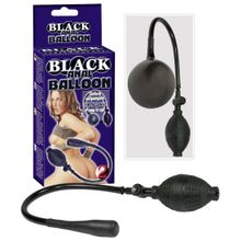 Orion Черный анальный расширитель с грушей Simply Anal Balloon (черный)