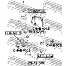 Опора Шаровая Верхнего Рычага | Зад Прав Лев | Chevrolet Epica 2004-2010 [Eu] Febest арт. 1020V200R