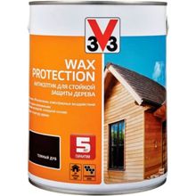 V33 Wax Protection 2.5 л темный дуб