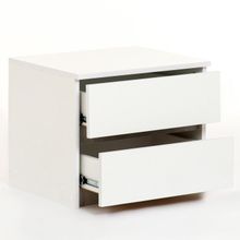Тумба прикроватная Бейрут, 502х426х430, Белый Бетон