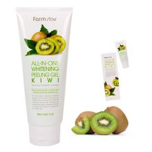 FARMSTAY All-In-One Whitening Peeling Gel Kiwi Осветляющий пилинг-гель с экстрактом киви, 180 мл