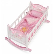 Набор кукольной мебели DECUEVAS TOYS 54523 Кроватка-качалка 56см