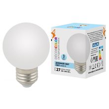 Volpe Лампа светодиодная Volpe E27 3W 6000K матовая LED-G60-3W 6000K E27 FR С UL-00006956 ID - 235706