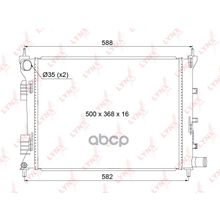 Радиатор Охлаждения Паяный Mt Hyundai Solaris (Rb) (10-) 1.4, 1.6   Kia Rio Iii (Qb) (10-) 1.4, 1.6 [Mt] LYNXauto арт. RB1048