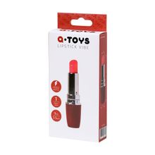 A-toys Красный мини-вибратор в форме губной помады Lipstick Vibe