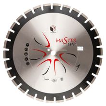 Диск алмазный DIAM MASTERLINE 450*25,4 мм сегмент Алмазный диск DIAM Master Line 450x3.4x10x25.4 железобетон