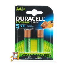 Аккумулятор DURACELL HR6 АА 2500mAh уже заряжены BL2