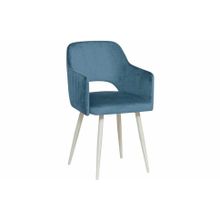 Олмеко Стул Берта белый тенерифе дасти блю