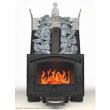 Императрица Августа стоун панорамная в черном янтаре