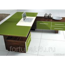 Офисный стол зеленый