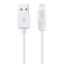 Кабель USB 2.0 Am=>Apple 8 pin Lightning, 2.0 м, белый, Hoco X1 Rapid Charging