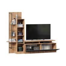 Алмаз. Любимый дом Кёльн Тумба под ТВ (Дуб Золотой Антрацит)