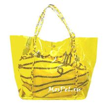 Sun&amp;Sand Прозрачная пляжная сумка 10B792-SB yellow