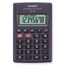 Карманный калькулятор CASIO HL-4A-S-EH