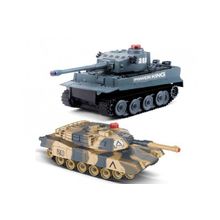 Радиоуправляемый танковый бой 2,4G Tiger vs Leopard 1:28