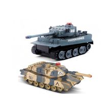 Радиоуправляемый танковый бой 2,4G Tiger vs Leopard 1:28