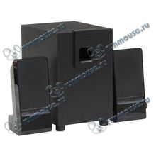 Акустическая система 2.1 Microlab "M-100" сабвуфер 5Вт, сателлиты 2x2.5Вт, черный (ret) [99705]