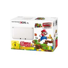 Nintendo 3DS XL (белая) + Super Mario 3D Land