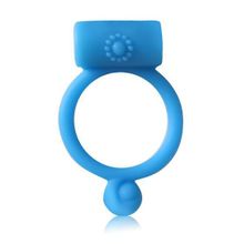 Bior toys Синее силиконовое кольцо с вибрацией (синий)