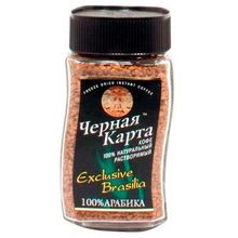 Кофе Черная карта Эксклюзив растворимый ст. (100гр)
