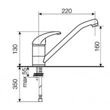 Смеситель LAVA SG0900 гранит