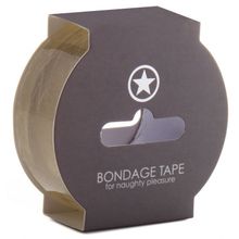 Shots Media BV Липкая лента для связывания Non Sticky Bondage Tape - 17,5 м. (прозрачный)