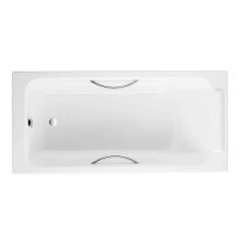 Чугунная ванна Jacob Delafon Parallel 150х70 E2949-00 с отверстиями для ручек без упаковки