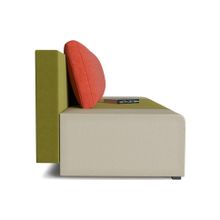 Смарт Диван прямой Монако (Сан Ремо) Beige Green Orange