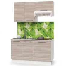 Нижегородмебель и К Кухня эконом Лима 2 цвет белый ясень шимо светлый ID - 296232