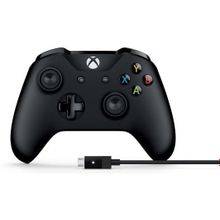 Microsoft Беспроводной геймпад для XBOX + Cable for Windows 4N6-00002