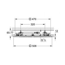 Верхний душ Grohe Rainshower F-Series (27286000) (508 мм)