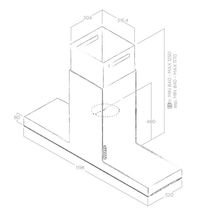 ELICA HAIKU ISLAND CONCRETE A 120