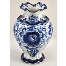 Ваза "Семейная №2" средняя. Гжельский фарфор.  арт. 0506