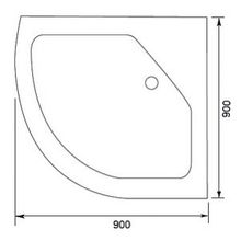 Душевая кабина Aquanet Antares 90 см