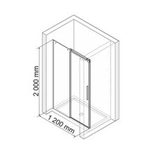 WasserKRAFT Душевая дверь Alme 15R05