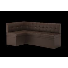 МЛК Диван угловой Остин Правый экокожа Reex brown ID - 298098