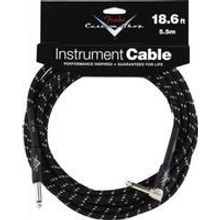 CUSTOM SHOP 18.6` ANGLE INSTRUMENT CABLE BLACK TWEED