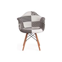 Tetchair Кресло CINDY SOFT (EAMES) (mod. 101), black white (черный белый)