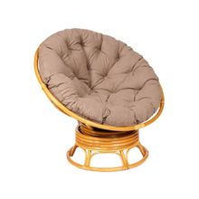 ПМ: Tetchair Кресло-качалка "PAPASAN" w 23 01 B   без подушки   + Матрац для кресла "Папасан"