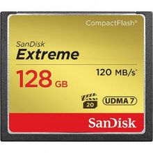 Карта Памяти Sandisk 128GB Extreme CF 120MB s  (SDCFXSB-128G-G46)