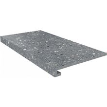 KERAMA MARAZZI SG632800R GCF Ступень клееная Терраццо серый темный 33х60х11