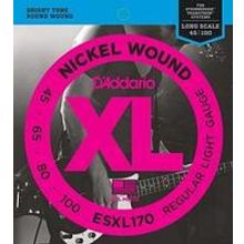 ESXL170 Nickel Wound Комплект струн для бас-гитары, Light, 45-100, шарик на 2 концах, DAddario