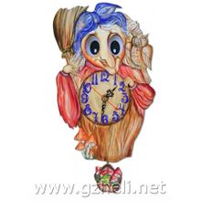 Часы - ходики Бризоль настенные с маятником "Баба-Яга". арт. 3960