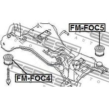 Сайлентблок Подрамника | Зад Прав Лев | Ford Focus Cb4 2008-2011 [Eu] Febest арт. FMFOC5