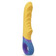 EDC Желтый вибромассажер Tone G-Spot Vibrator - 23 см. (желтый)