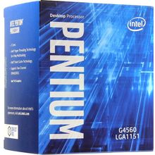 CPU Intel Pentium G4560 BOX   3.5 GHz 2core SVGA HD  Graphics 610 0.5+3Mb 54W 8GT s LGA1151