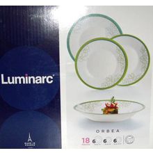 Столовый сервиз Luminarc ORBEA 18 предметов 6 персон N0634