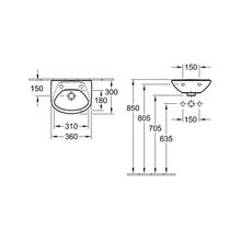 Раковина Villeroy & Boch Omnia Classic 7326 36 01