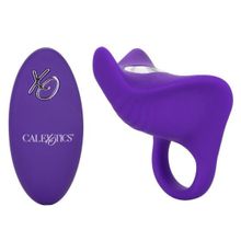 Фиолетовое перезаряжаемое эрекционное кольцо Silicone Remote Orgasm Ring (149697)